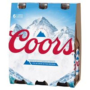 Coors Bottles 6 Pack