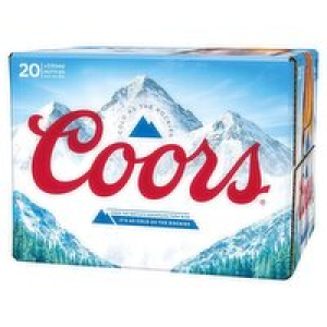 Coors Bottles 20 Pack