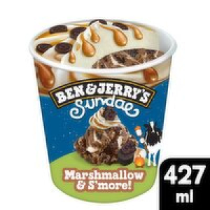 SuperValu  Ben & Jerrys Sundae Marshmallow & Smore Ice Cream