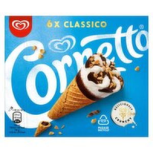 Cornetto Classico Ice Cream 6 Pack
