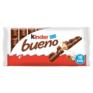 Kinder Bueno Milk Chocolate & Hazelnut Bars 5 Pack