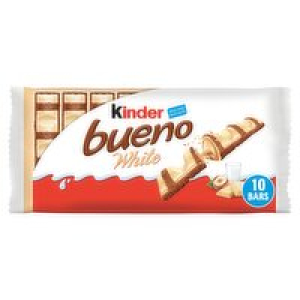 Kinder Bueno White Chocolate & Hazelnut Bars 5 Pack