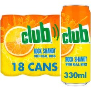Club Rock Shandy Can 18 Pack