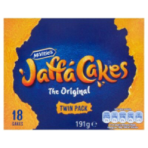 McVities Jaffa Cakes 18 Cakes Twin Pack 198g