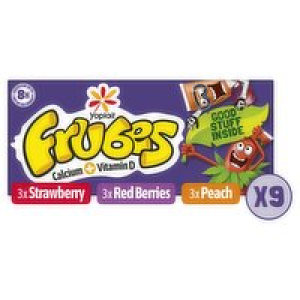 Yoplait Frubes Variety 9 Pack