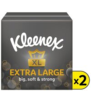 Kleenex Mansize Extra Large Facial Tissue 2 Pack