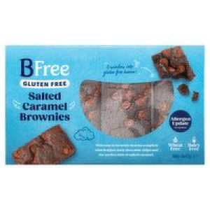 BFree Gluten Free Salted Caramel Brownies