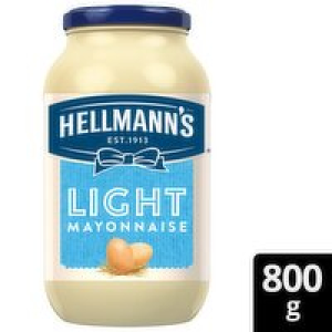 Hellmanns Real Light Mayonnaise Jar
