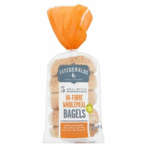Centra  Fitzgeralds Wholemeal Bagels 5 Pack 425g