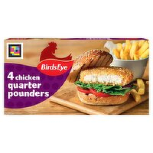 SuperValu  Birds Eye Chicken Quarter Pounders 4 Pack