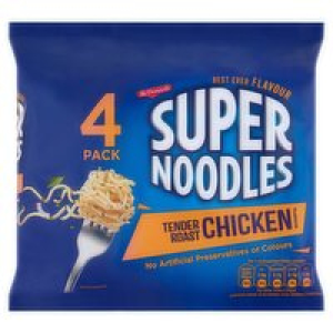 McDonnells Super Noodles Tender Roast Chicken 4 Pack