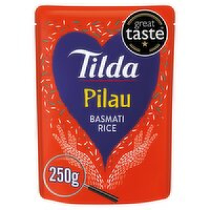 Tilda Mircowave Pilau Basmati Rice