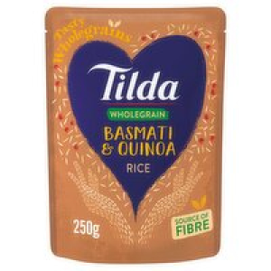 Tilda Microwave Wholegrain Basmati & Quinoa Rice