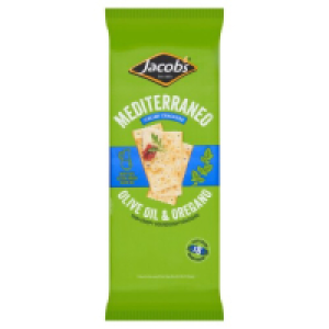 Jacobs Mediterraneo Olive Oil & Oregano Italian Crackers