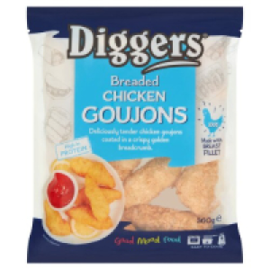 Diggers Plain Breaded Chicken Goujons