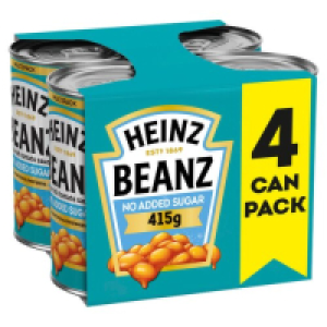 Heinz Baked Beanz No Added Sugar 4 Pack