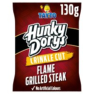 Tayto Hunky Dorys Flame Grilled Steak Crisps