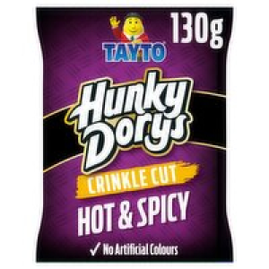 Tayto Hunky Dorys Hot & Spicy Crinkle Cut Crisps