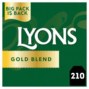 SuperValu  Lyons Gold Blend Tea Bags 210 Pack