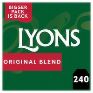 SuperValu  Lyons Original Blend Tea Bags 240 Pack