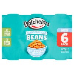 SuperValu  Batchelors Baked Beans No Added Sugar 6 Pack