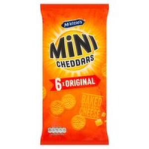 SuperValu  McVities Mini Cheddars Original Crackers 6 Pack