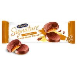 McVities Signature Caramel Chocolate Rounds Biscuits