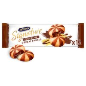 McVities Signature Chocolate Cream Swirls Biscuits