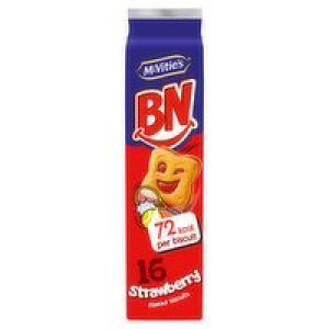 McVities BN Strawberry Flavour Biscuits