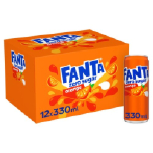 Fanta Zero Orange Can 12 Pack