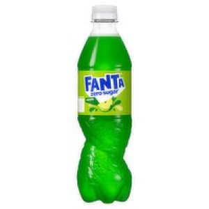 Fanta Zero Sugar Apple Bottle