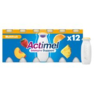 Danone Actimel Multifruit Yogurt Drink 12 Pack