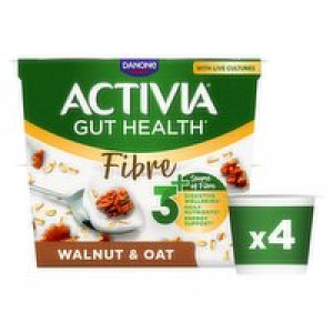 SuperValu  Activia Gut Health Walnut & Oats 4 Pack