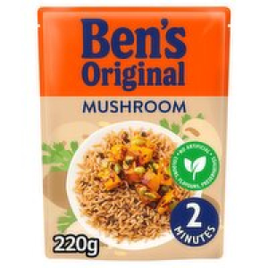 Bens Original Mushroom Rice Ready to Heat