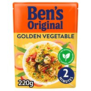 Bens Original Golden Vegetable Rice Ready To Heat