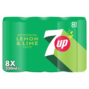 SuperValu  7UP Lemon & Lime Can 8 Pack