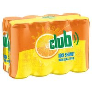 Club Rock Shandy Can 8 Pack