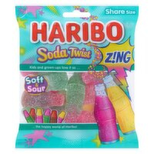 Haribo Soda Twist Zing Bag