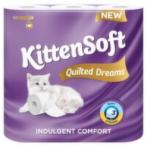 SuperValu  Kittensoft Quilted Dreams Toilet Tissue