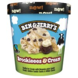 SuperValu  Ben & Jerrys Brookieees & Cream Ice Cream Tub
