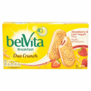 Centra  Belvita Duo Crunch Strawberry & Yogurt Biscuits 5 Pack 50g