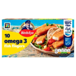 Centra  Birds Eye Omega 3 Fish Fingers 10 Pack 280g
