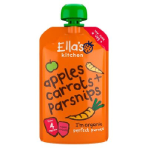 Ellas Kitchen Apples. Carrots & Parsnips 4+ Months 120g