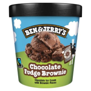 Ben & Jerrys Chocolate Fudge Brownie Ice Cream 465ml