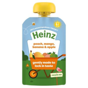 Centra  Heinz By Nature Peach. Mango. Banana & Apple 6+ Months 100g