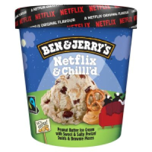Ben & Jerrys Netflix & ChillD Ice Cream 465ml