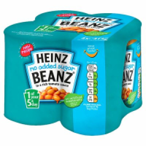 Centra  Heinz Baked Beanz No Added Sugar 4 Pack 415g