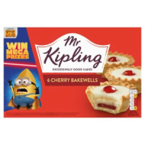 Centra  Mr Kipling Cherry Bakewells 6 Pack 318g
