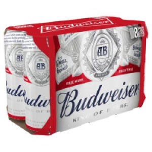 Budweiser Lager Can Pack 8 x 500ml