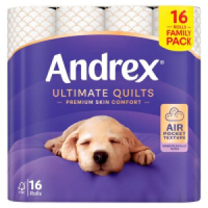 Andrex Supreme Quilts Toilet Tissue 16roll